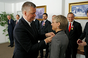 Agency staff member honoured with Medal of Merit